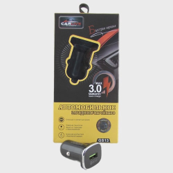 Зарядное устройство (1 USB) 5V 3A GS-13 QC3.0 черный, быстрая зарядка, в короб. Зарядное устройство (1 USB) 5V 3A GS-13 QC3.0 черный, быстрая зарядка, в короб.