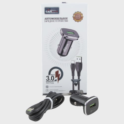 Зарядное устройство для TYPE-C 5V 3A GS-13 черный 1USB QC3.0 быстрая зарядка, в короб. Зарядное устройство для TYPE-C (1 USB) 5V 3A GS-13-TC QC3.0 черный, быстрая зарядка, в короб.