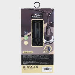 Зарядное устройство (1 USB) 5V 3A CR-18 QC3.0 черный, быстрая зарядка, в коробке Зарядное устройство (1 USB) 5V 3A CR-18 QC3.0 черный, быстрая зарядка, в коробке