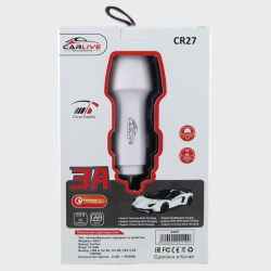 Зарядное устройство (USB+PD) 5V 3A CR-27 белый QC 3.0 + PD 20W быстрая зарядка, в коробке Зарядное устройство (USB+PD) 5V 3A CR-27 белый QC 3.0 + PD 20W быстрая зарядка, в коробке