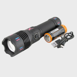 Фонарь светодиодный NGY-YG151-TG Фонарь светодиодный NGY-YG151-TG (1 мощ., акк.26650 + шнур TYPE-C, выход USB) с индикатором, zoom