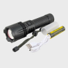Фонарь светодиодный H-338-PM30-TG, выход USB (1 мощ., акк.18650 + шнур TYPE-C) с индикатором, zoom