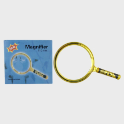 Лупа (110) цвет золотой, черная ручка Лупа (110) золот. (с черн. ручкой)