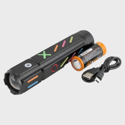 Фонарь светодиодный NGY-P2010-PM30-TG Фонарь светодиодный NGY-P2010-PM30-TG (1 мощ., акк.26650 + шнур TYPE-C, выход USB) с индикатором, zo