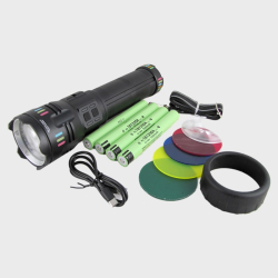 Фонарь светодиодный NGY-D2008 Фонарь светодиодный NGY-D2008 (1 мощ., 4 акк.181350, шнур TYPE-C, вых,USB) с индикатором, zoom