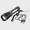 Фонарь светодиодный NGY-D2002-PM20-TG (бел./ красн./ желт., встроен. акк., шнур TYPE-C) с индикат., 