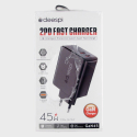 Сетевое зарядное устройство GAN-45 черный 2PD45W GaN Chargen ??