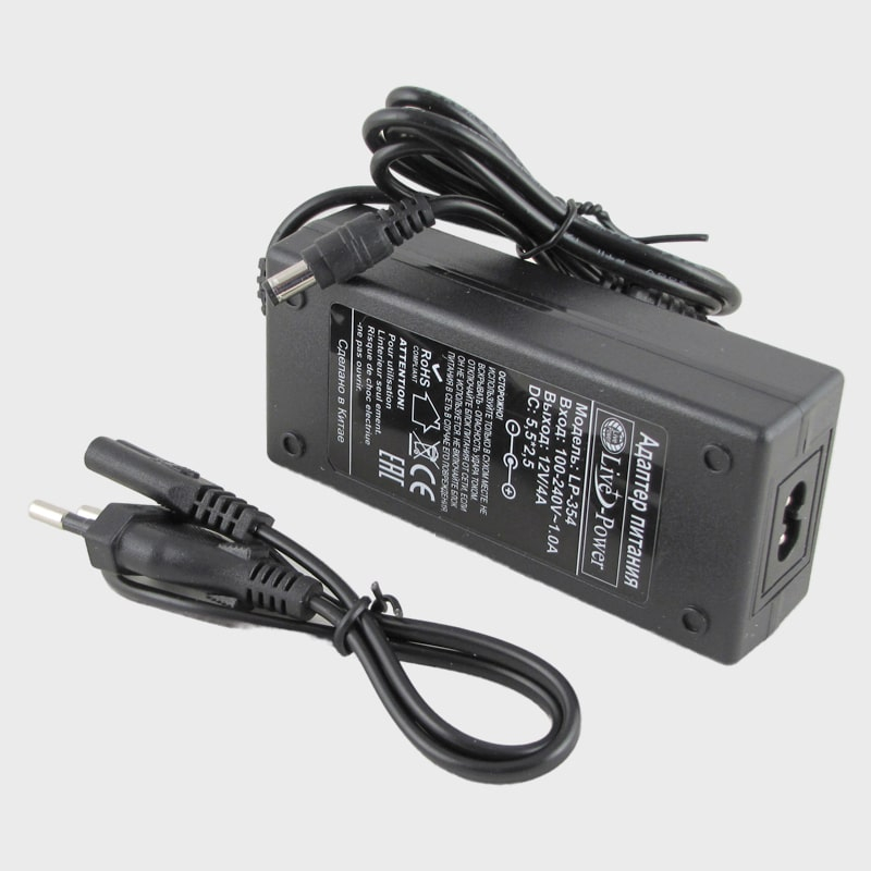 Блок питания (12V 4A) LP-354 толст. шт. (5,5*2,5) ??