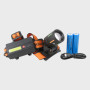 Фонарь налобный BL-T201-TG 1 режим (1 ярк.+ 1 больш., мигалка, 2акк., шнур TYPE-C) с индикатором, zo