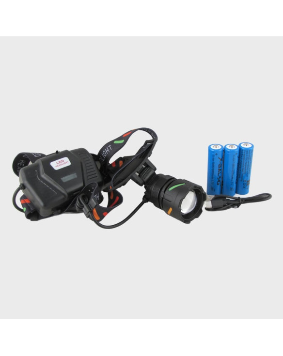 Фонарь налобный BL-T709-TG (1 ярк.,3 акк., шнур TYPE-C) zoom