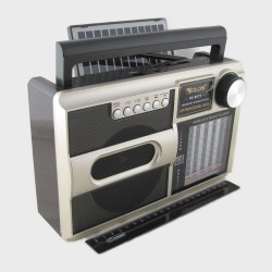 Радиоприёмник RX-867S (FM/AM/SW1-8) USB, TF, встроен. аккум., шнур TYPE-C/2R20, солнечная батарея Радиоприёмник RX-867S (FM/AM/SW1-8) USB, TF, встроен. аккум., шнур TYPE-C/2R20, солнечная батарея