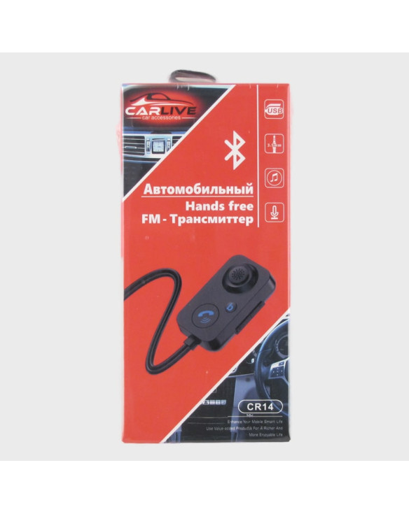 FM-трансмиттер BT-CR14 USB Bluetooth (черный)