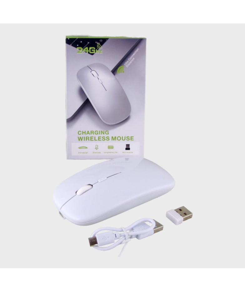 Беспроводная мышка для компьютера CA-100 (встроен. аккум., шнур microUSB)