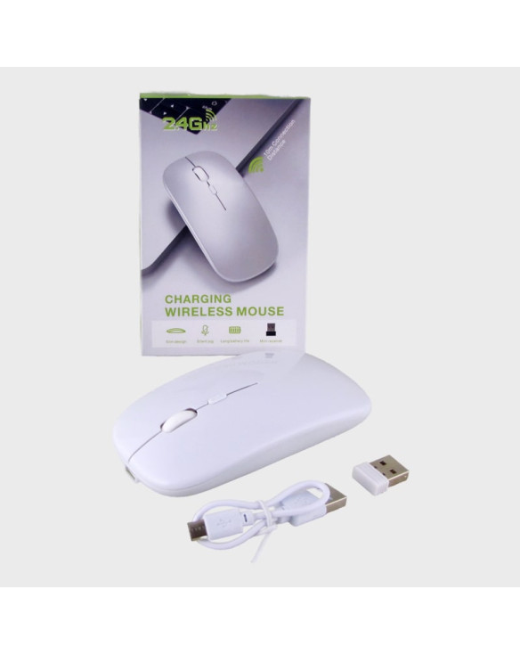 Беспроводная мышка для компьютера CA-100 (встроен. аккум., шнур microUSB)