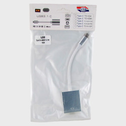 Переходник TYPE-C-HDMI LD-8 2.0 4K 15см Переходник TYPE-C-HDMI LD-8 2.0 4K 15см