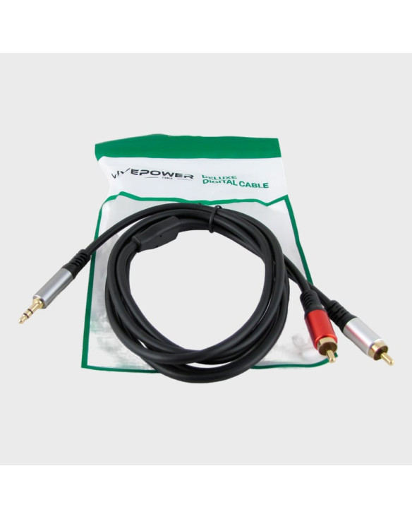 Кабель AUX-2RCA H-244 1,8м Premium