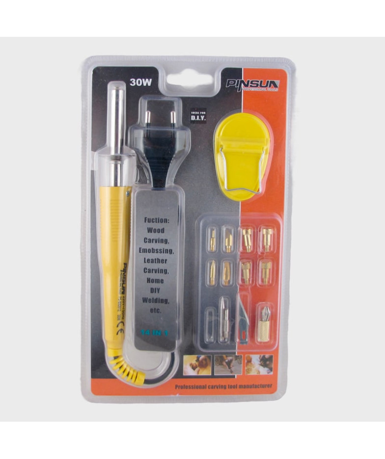 Паяльник PS-800-30W 14в1 с насадками