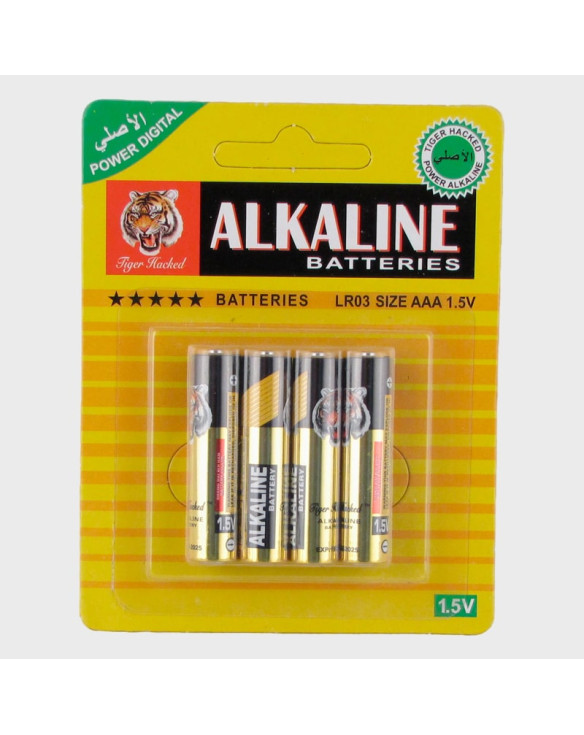 Батарейка ALKALINE AAA (упак. 4 шт, цена за 1 шт))