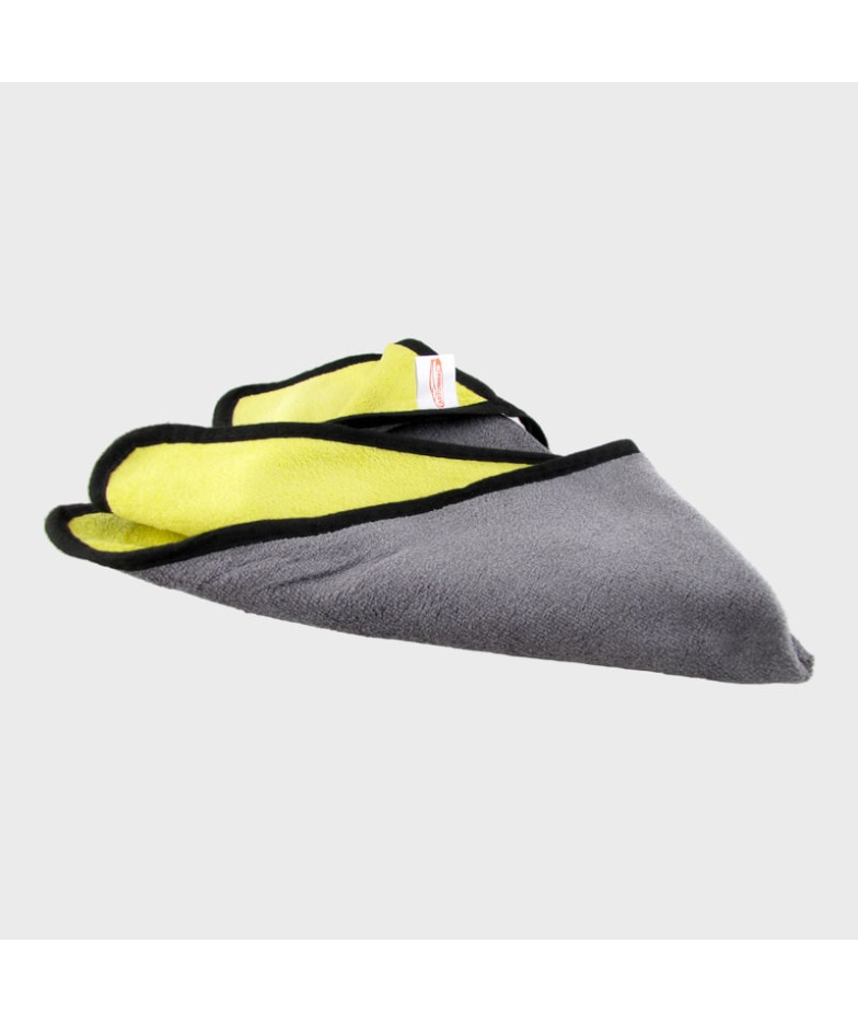 Полотенце для автомобиля 40Х60см желтое+серое