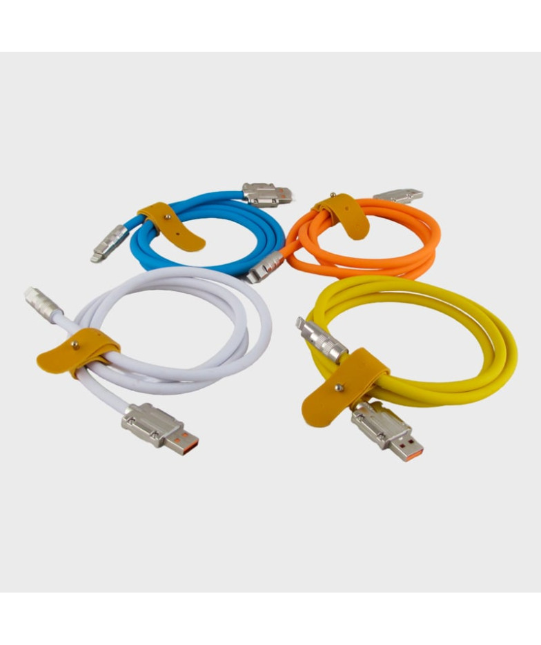 Кабель LIGHTNING 1м R-120-IP 6A 120W Ø6mm силиконовый с застежкой