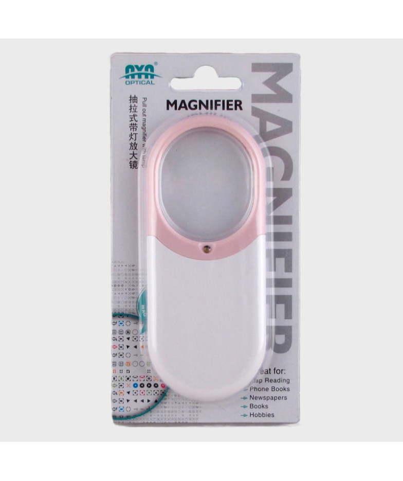 Лупа (50*40-10X) 80460 овальная подсветка 1 лампа