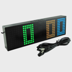 Часы-будильник электронные SR-2210C (разноцв. цифры, шнур USB - 3.5*1.35 / CR2032) Часы-будильник электронные SR-2210C (разноцв. цифры, шнур USB - 3.5*1.35 / CR2032)