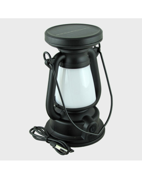 Фонарь для кемпинга NGY-C6006 (1 бел./желт., шнур TYPE-C) 3 режима подвесной, солнеч. батарея