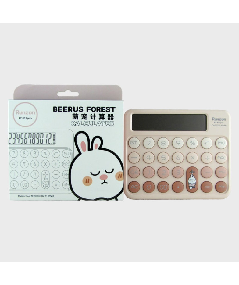 Калькулятор 821 (RZ-821PRO) 12 разр. средний Runzon
