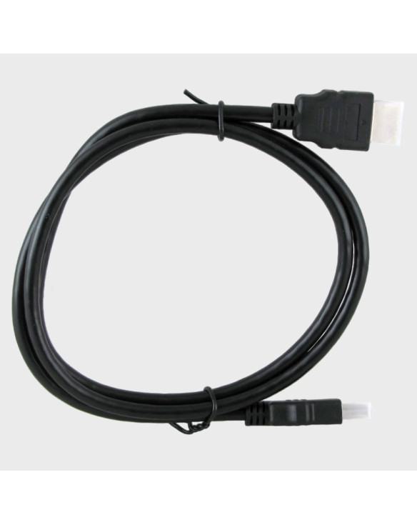 Кабель HDMI-HDMI 1м №96 резинов. в пакете