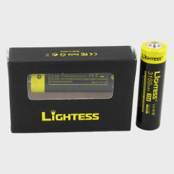 Аккумулятор 18650 3100mAh 11,5Wh  бытовые (45gr) черные Lightess (по 2 шт., цена за 1 шт.) Аккумулятор 18650 3100mAh 11,5Wh  бытовые (45gr) черные Lightess (по 2 шт., цена за 1 шт.)