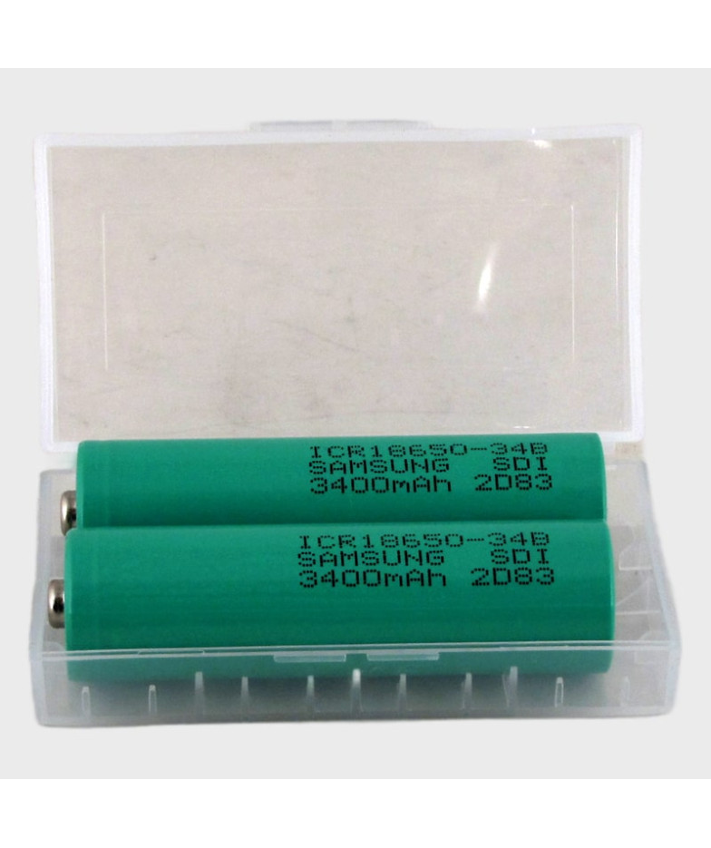 Аккумулятор 18650 3400mA SAMSUNG (по 2шт) бытовые зеленые