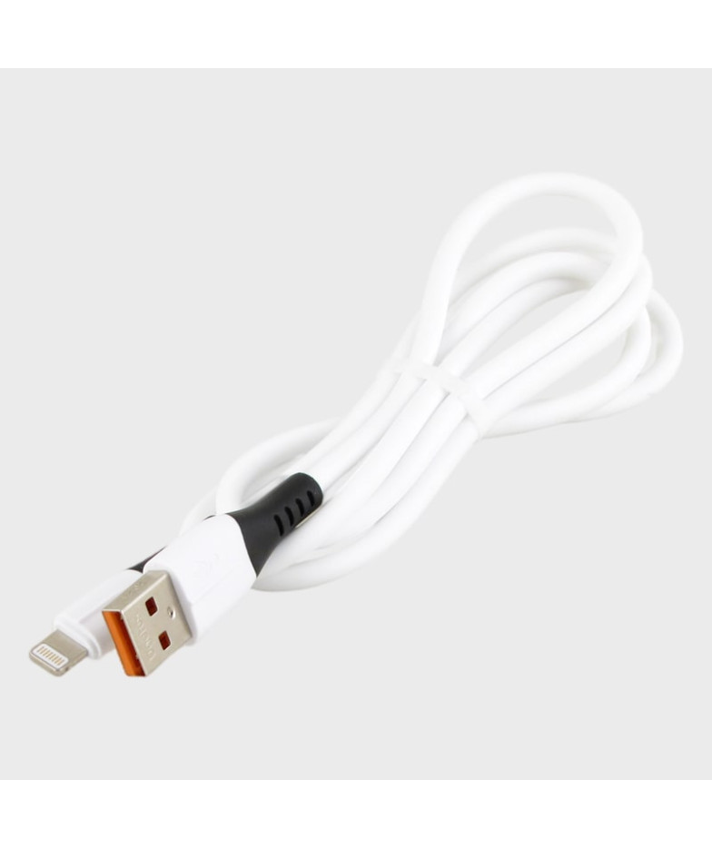 Кабель LIGHTNING 1м R-82-IP силиконовый белый