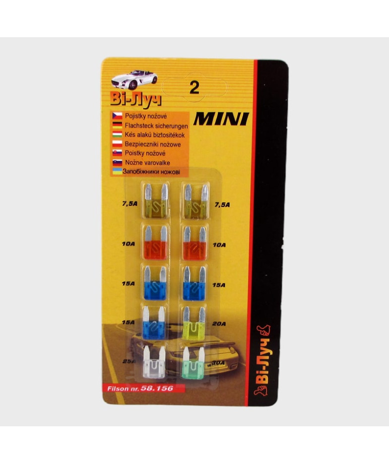 Набор предохранителей 48.158 Mini 10 шт флажковые ??