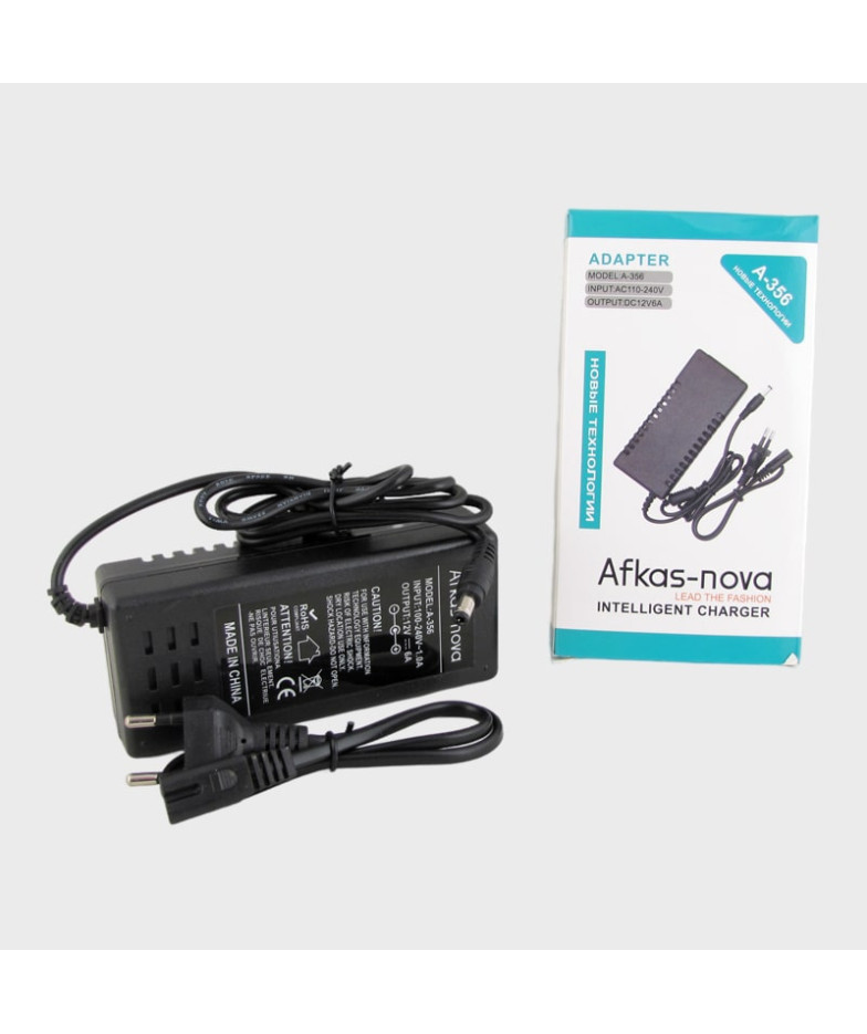 Блок питания (12V 6A) A-356 толст. шт. (5,5*2,5)