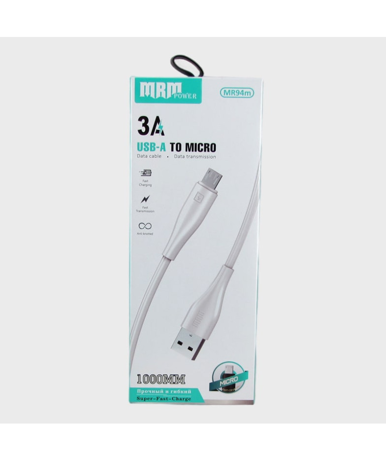 Кабель SAMSUNG 1м MR-94-V8 белый в коробке