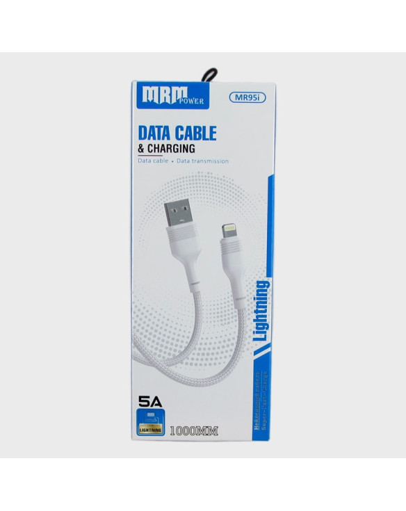 Кабель LIGHTNING 1м MR-95-IP белый в коробке
