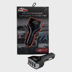 Зарядное устройство KC-08 черный (4 USB) 5V 7A/9V 2A/12V 1,5A QC 3.0 в коробке Зарядное устройство KC-08 черный (4 USB) 5V 7A/9V 2A/12V 1,5A QC 3.0 в коробке