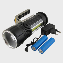 Фонарь аккумуляторный GL/RK-622-T6 (1 ярк.+1 больш + 2акк.+ ЗУ) zoom