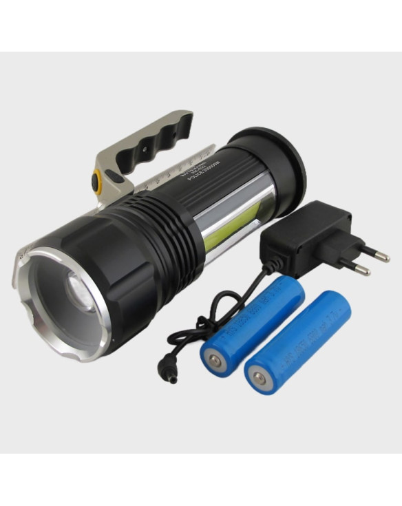Фонарь аккумуляторный GL/RK-622-T6 (1 ярк.+1 больш + 2акк.+ ЗУ) zoom