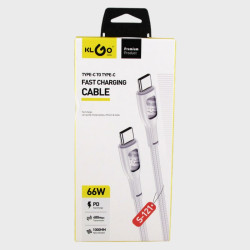 Кабель TYPE-C - TYPE-C 1м S-121 KLGO 66W