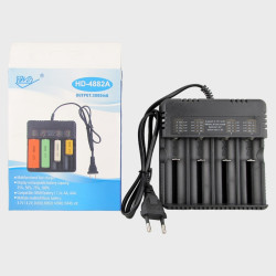 Зарядное устройство для 4-х акумуляторов HD-4882A 18650/26650/14500/16340, от сети