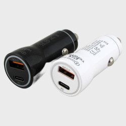 Зарядное устройство (USB+PD) 5V 3A/9V 2A/12V 1,5A TE-340 QC 3.0 без упаковки