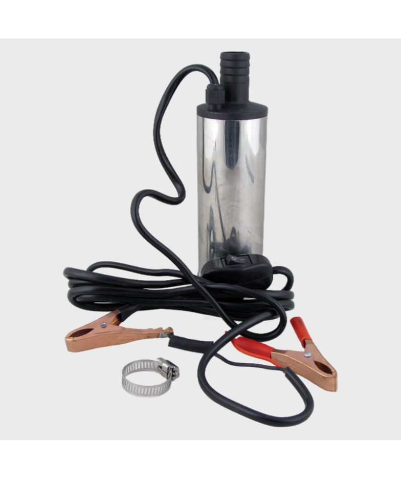 Насос для перекачки топлива 24V диаметр 51mm, 25л/мин погружной