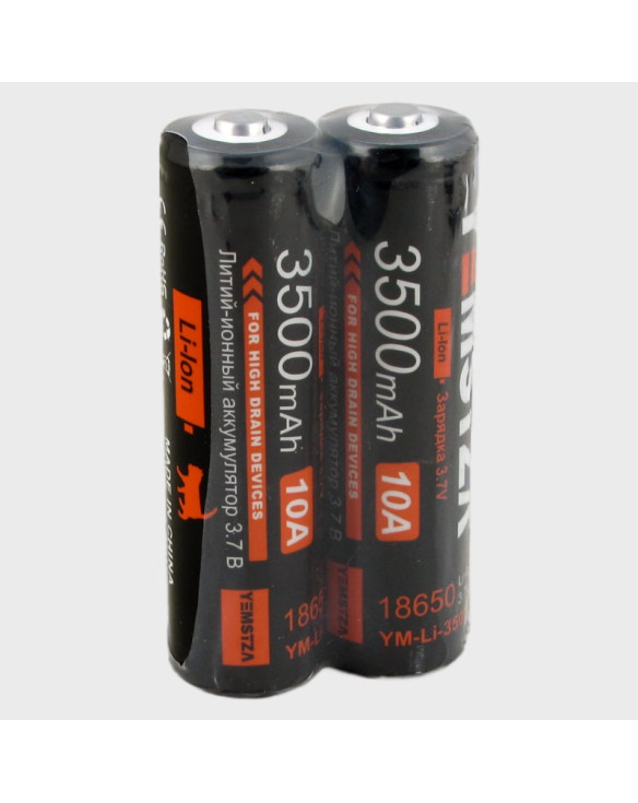 Аккумулятор 18650 3500mA 10A Y-1A бытовые (по 2шт) 47,6g