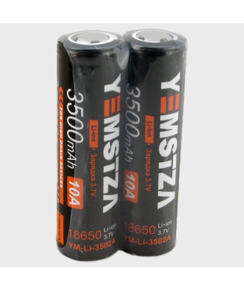 Аккумулятор 18650 3500mA 10A Y-2A промышленные (по 2шт) 47,6g