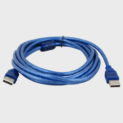 Кабель для соединения USB 2.0 A(M) - A(M) DL-36 (A422)  синий, длина 3м, с фильтром Кабель для соединения USB 2.0 A(M) - A(M) DL-36 (A422)  синий, длина 3м, с фильтром