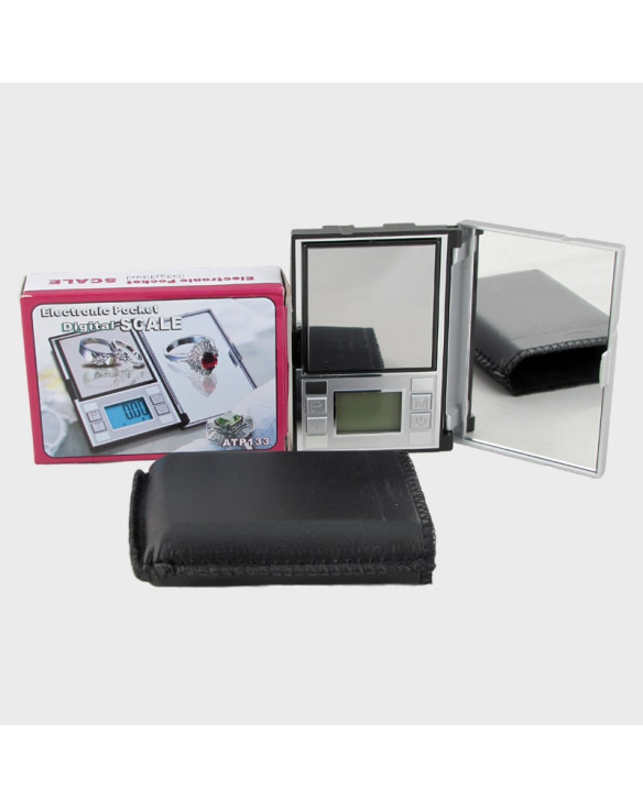 Весы ювелирные 300г / 0,01г ATP-133 с зеркальцем ROSAI