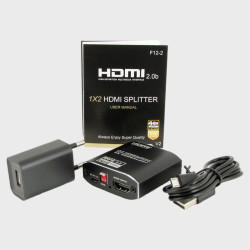 Разветвитель HDMI (сплиттер) 4K 1 вход, 2 выхода H-300 в коробке Разветвитель HDMI (сплиттер) 4K 1 вход, 2 выхода H-300 в коробке