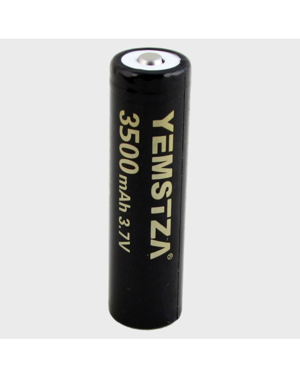 Аккумулятор 18650 3500mA Yemstza 10A бытовые черные  (47gr)