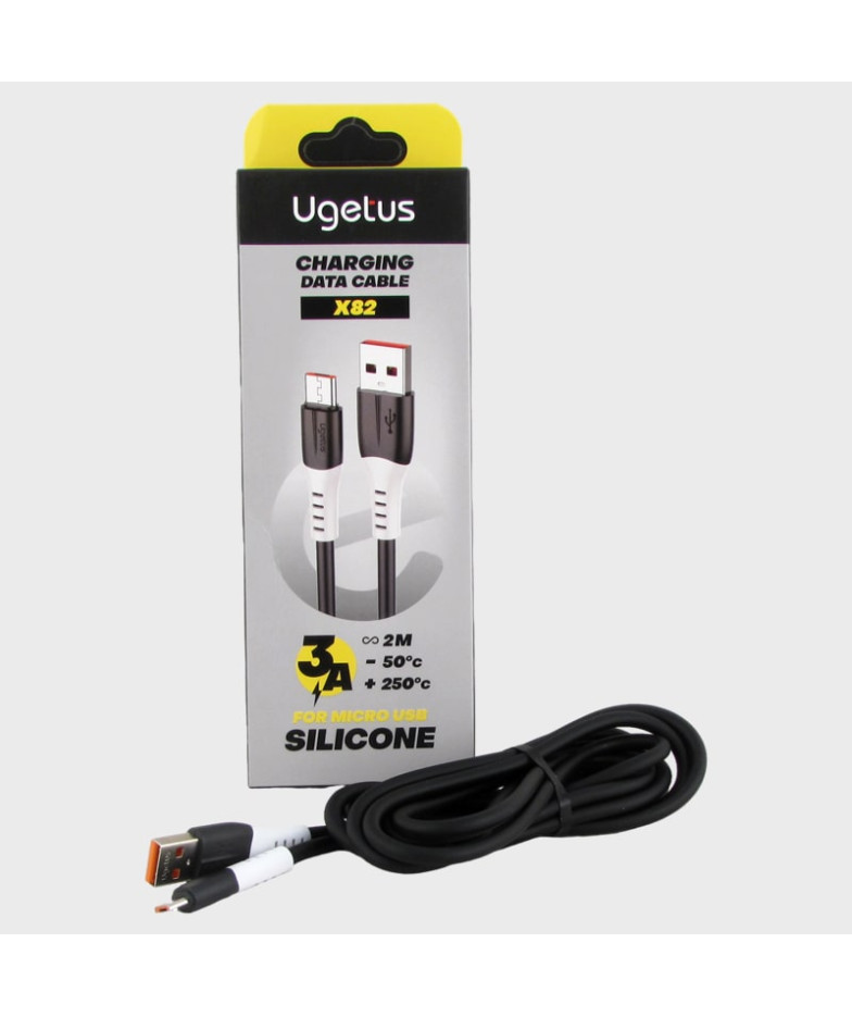 Кабель SAMSUNG 2м X-82A-V8 силиконовый черный